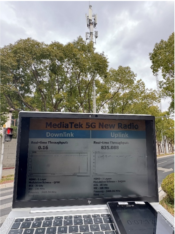 5G-A上行新标杆！上海完成全国首个上行3CC商用验证，速率突破835Mbps！